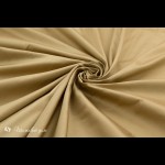 Золотистые шторы из натурального гладкого шелка дюпон